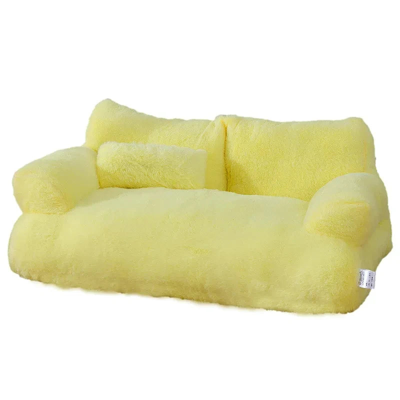 Zentio™ Orthopedic Plush Pet Sofa – Premium Luxury Winter Warm Bed for Cats & Dogs