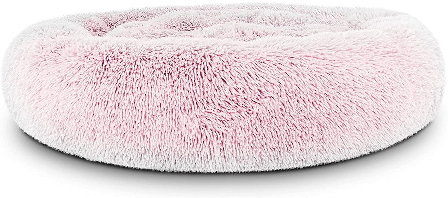 Zentiopet™ Calming Donut Bed: Premium Plush Series Anti-Anxiety Design | Orthopedic Support | Machine Washable