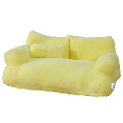 Zentio™ Orthopedic Plush Pet Sofa – Premium Luxury Winter Warm Bed for Cats & Dogs