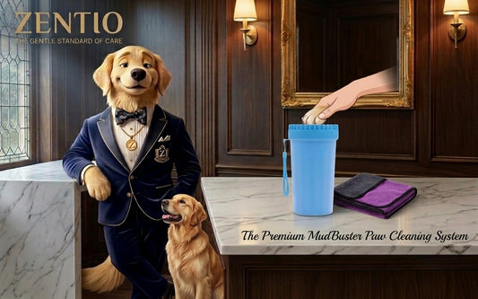 Zentio™ Premium MudBuster: Portable Paw Cleaning System