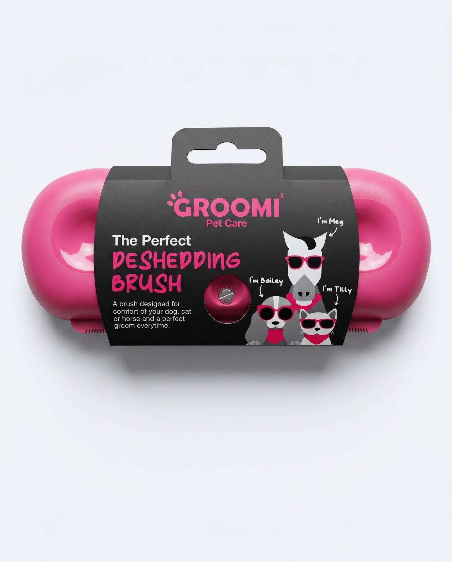 Zentio™ Premium Dual De-Shedding Brush Set – Professional Pet Grooming Tool