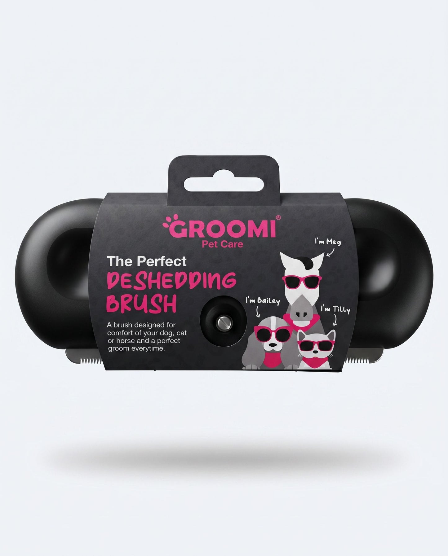 Zentio™ Premium Dual De-Shedding Brush Set – Professional Pet Grooming Tool