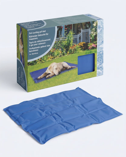 Zentio™ Premium Cooling Gel Mat | Luxury Pressure-Activated Pet Chill Pad (50x40 cm)