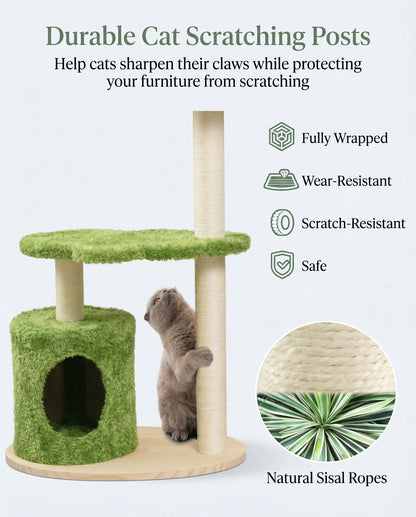 Zentio™ Forest Canopy Luxury Cat Tree – 97cm Premium Sisal Scratching Post & Condo