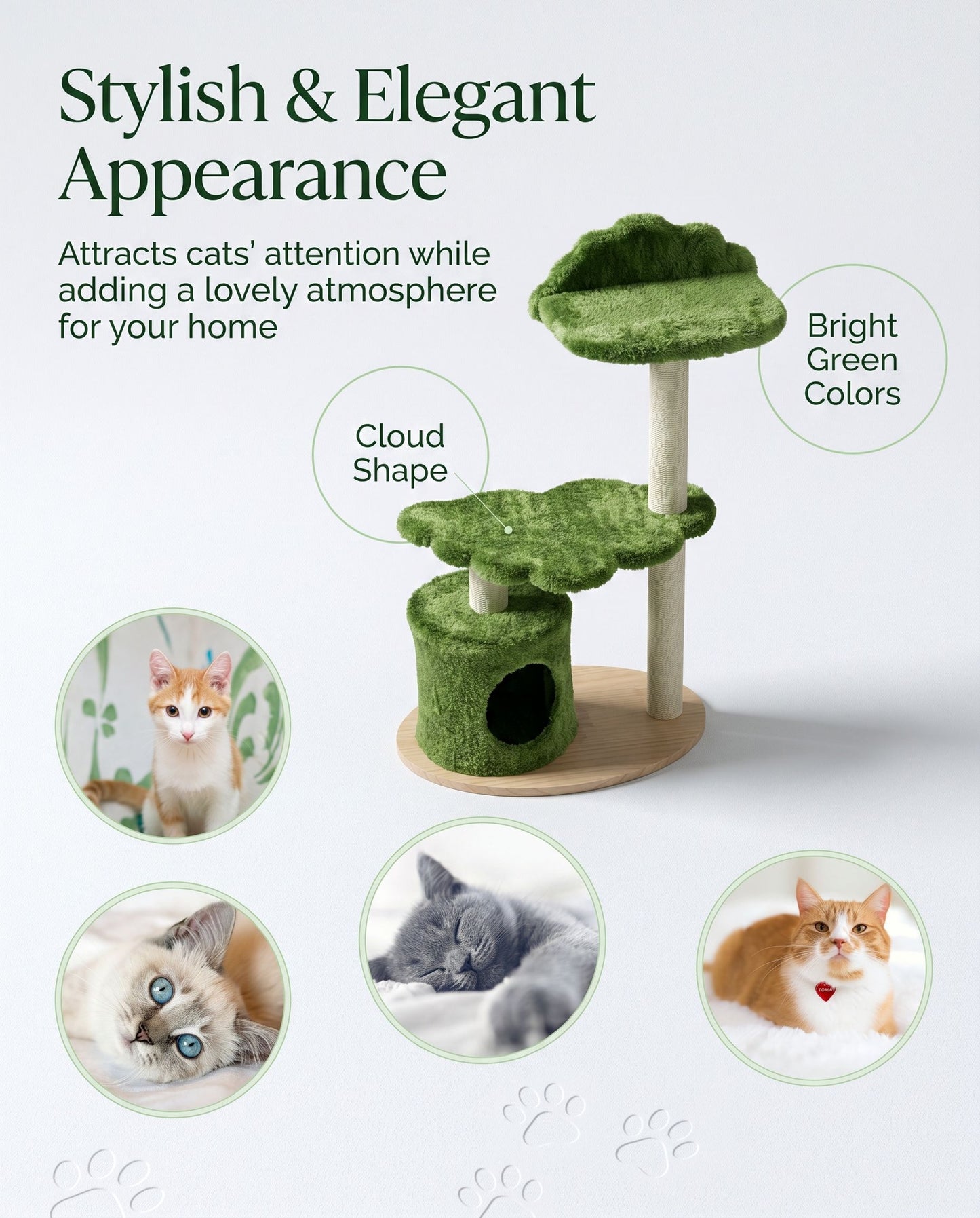 Zentio™ Forest Canopy Luxury Cat Tree – 97cm Premium Sisal Scratching Post & Condo