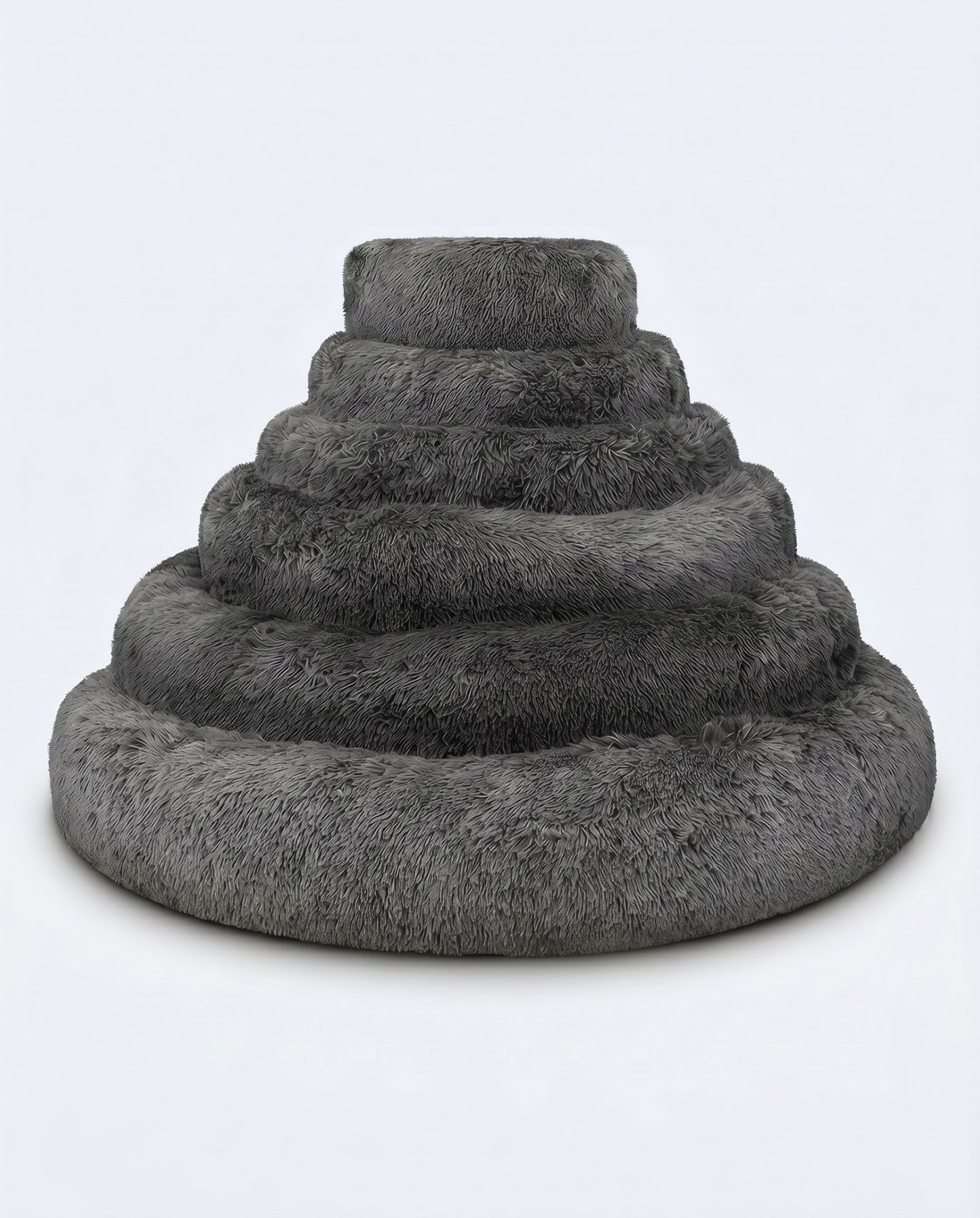 Zentiopet™ Calming Donut Bed: Premium Plush Series Anti-Anxiety Design | Orthopedic Support | Machine Washable