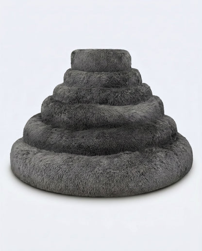 Zentiopet™ Calming Donut Bed: Premium Plush Series Anti-Anxiety Design | Orthopedic Support | Machine Washable