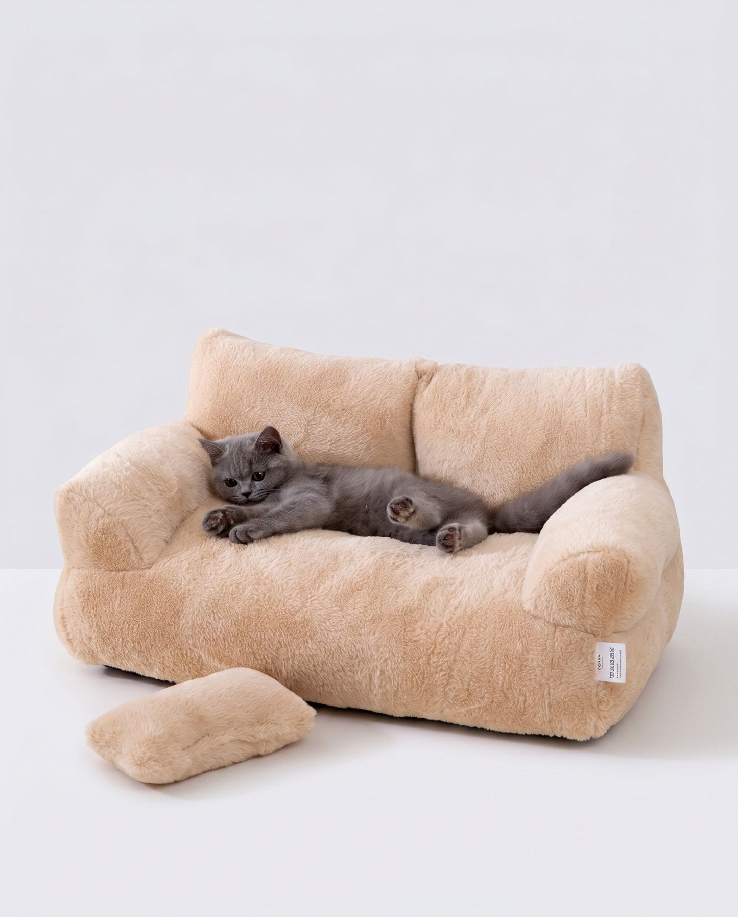Zentio™ Orthopedic Plush Pet Sofa – Premium Luxury Winter Warm Bed for Cats & Dogs