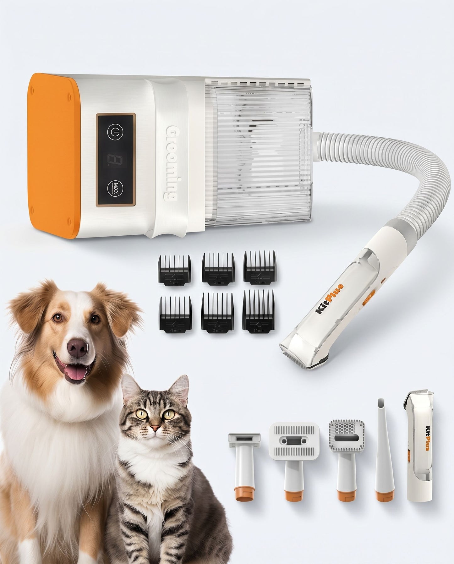 Zentio™ FurControl Pet Grooming Vacuum Kit