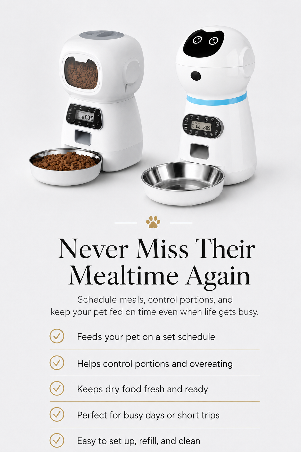 Zentio™ Premium Smart Pet Feeder – 3.5L Automatic Food Dispenser