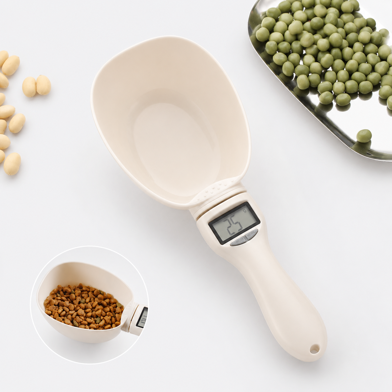 Zentio™ Digital Pet Food Measuring Scoop – Precision Portion Scale