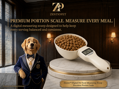 Zentio™ Digital Pet Food Measuring Scoop – Precision Portion Scale