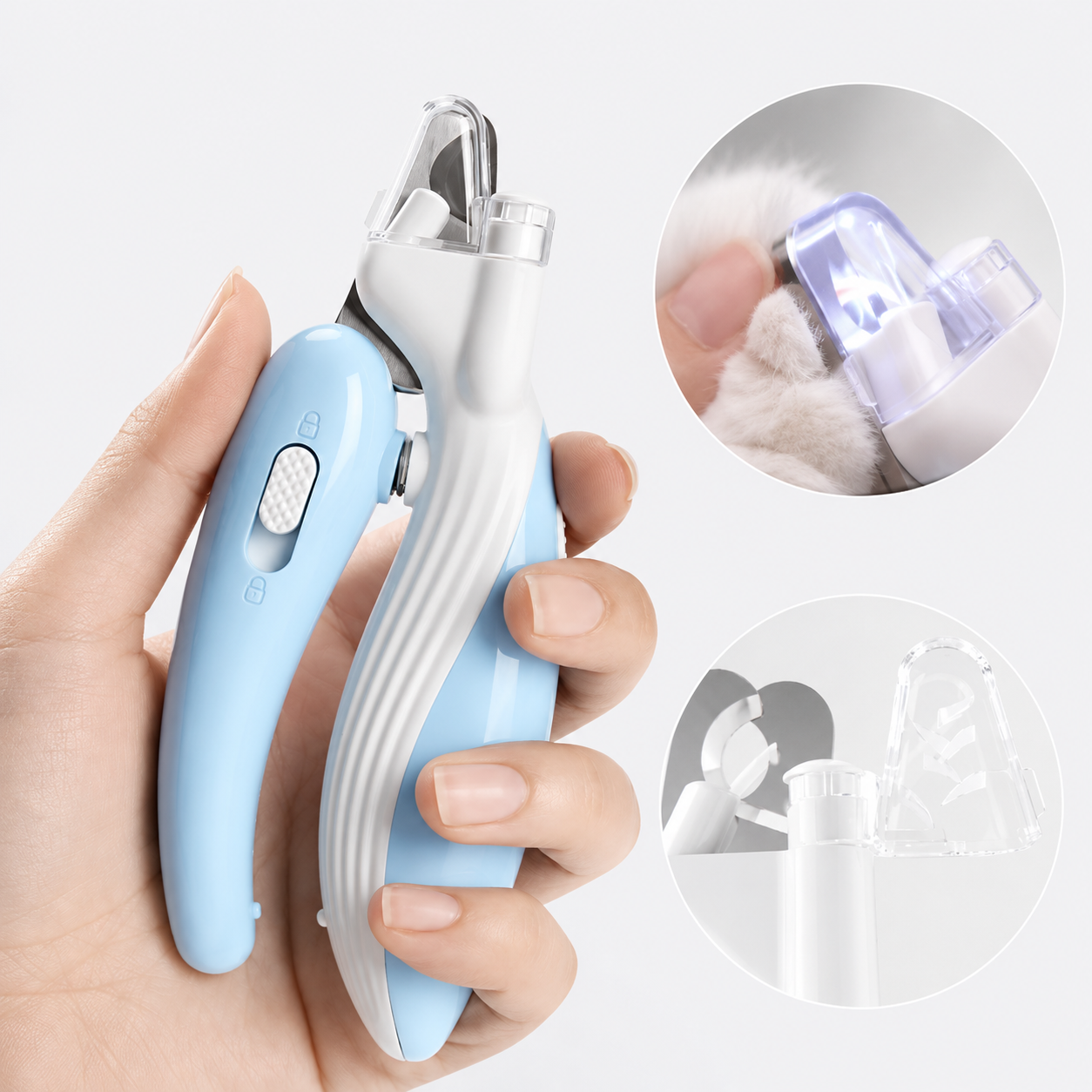 Zentio™ LED Pet Nail Clipper – Precision Claw Trimmer