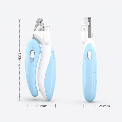 Zentio™ LED Pet Nail Clipper – Precision Claw Trimmer