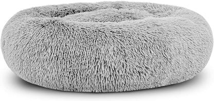 Zentiopet™ Calming Donut Bed: Premium Plush Series Anti-Anxiety Design | Orthopedic Support | Machine Washable