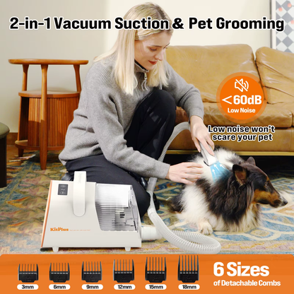 Zentio™ Professional Pet Grooming Vacuum Kit