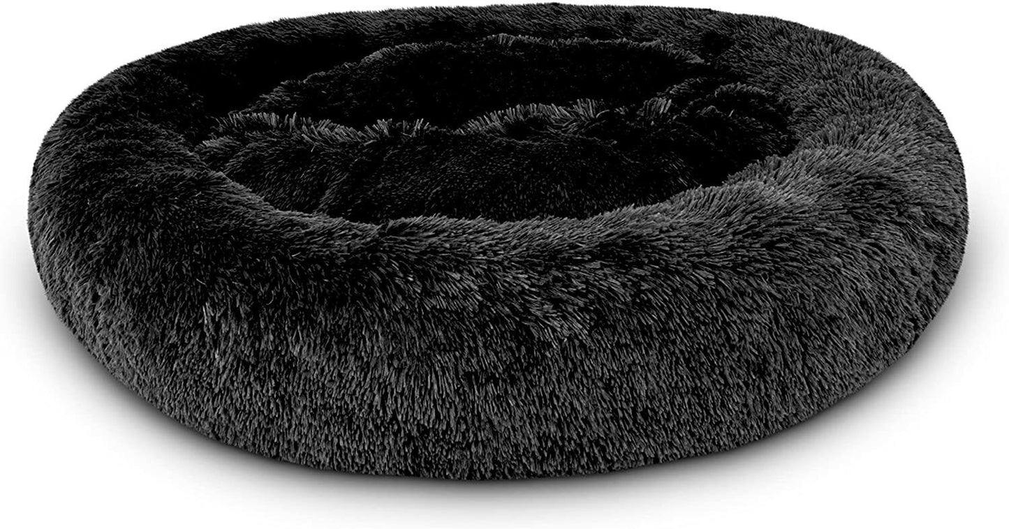 Zentiopet™ Calming Donut Bed: Premium Plush Series Anti-Anxiety Design | Orthopedic Support | Machine Washable