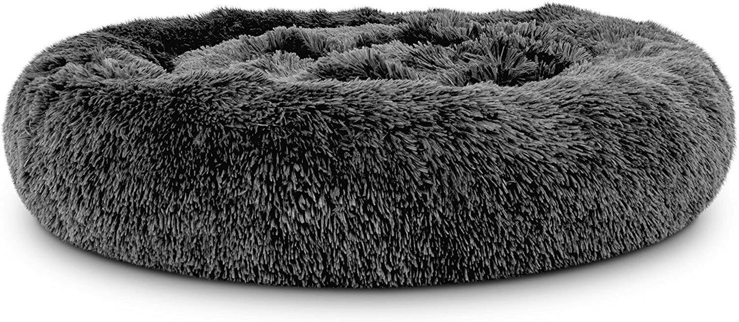 Zentiopet™ Calming Donut Bed: Premium Plush Series Anti-Anxiety Design | Orthopedic Support | Machine Washable