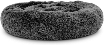 Zentiopet™ Calming Donut Bed: Premium Plush Series Anti-Anxiety Design | Orthopedic Support | Machine Washable