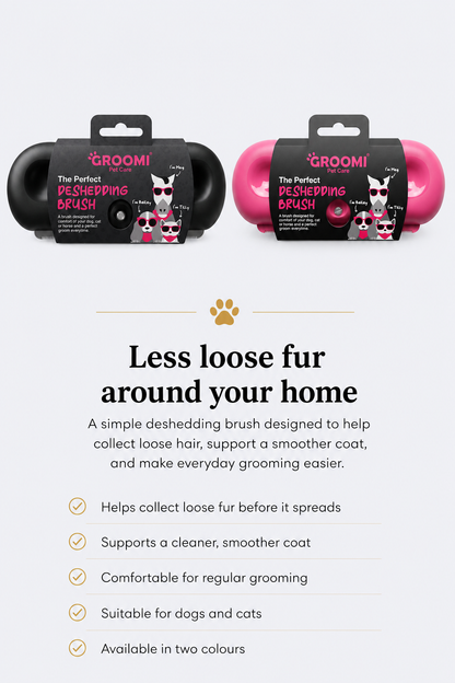Zentio™ Premium Dual De-Shedding Brush Set – Professional Pet Grooming Tool
